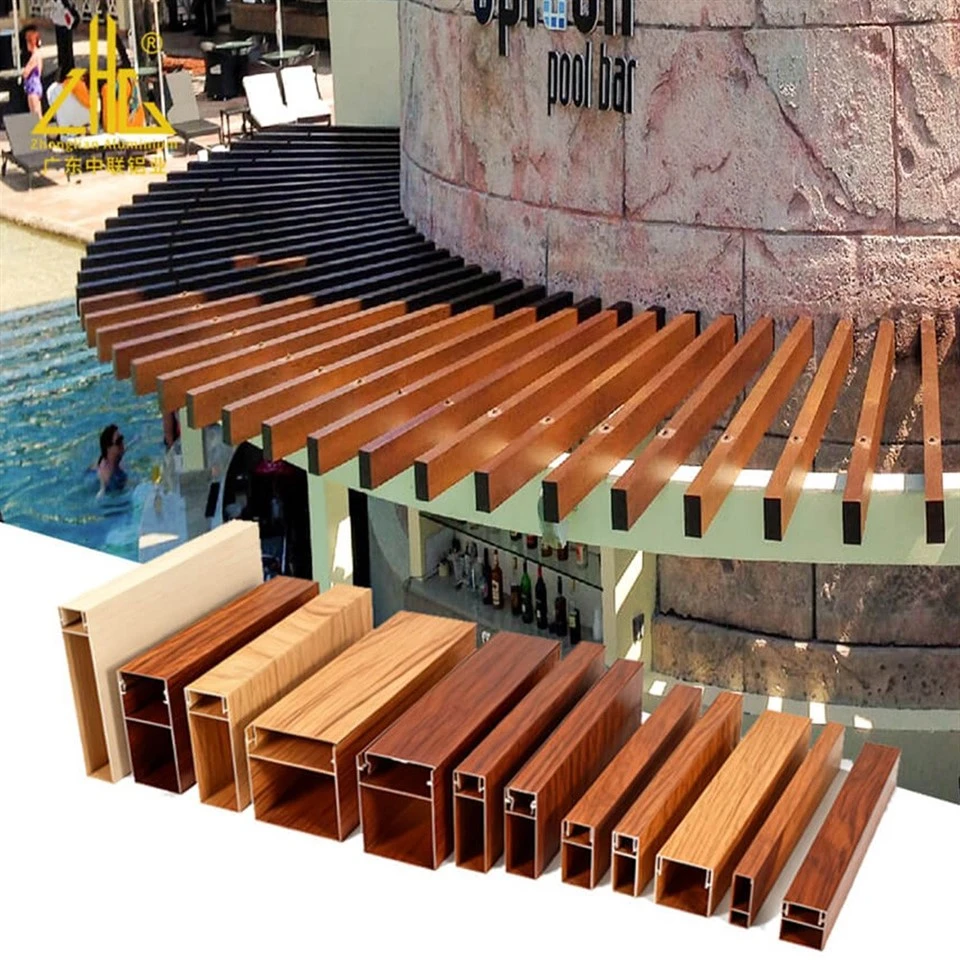 Custom Wood Grain Composite Aluminum Tubes (19)