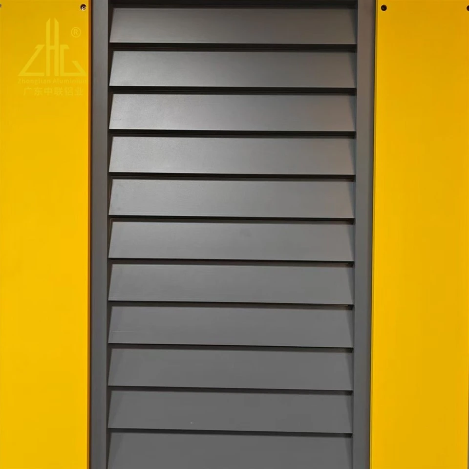 Customized Motorized Aluminum Aerofoil Louvers factory