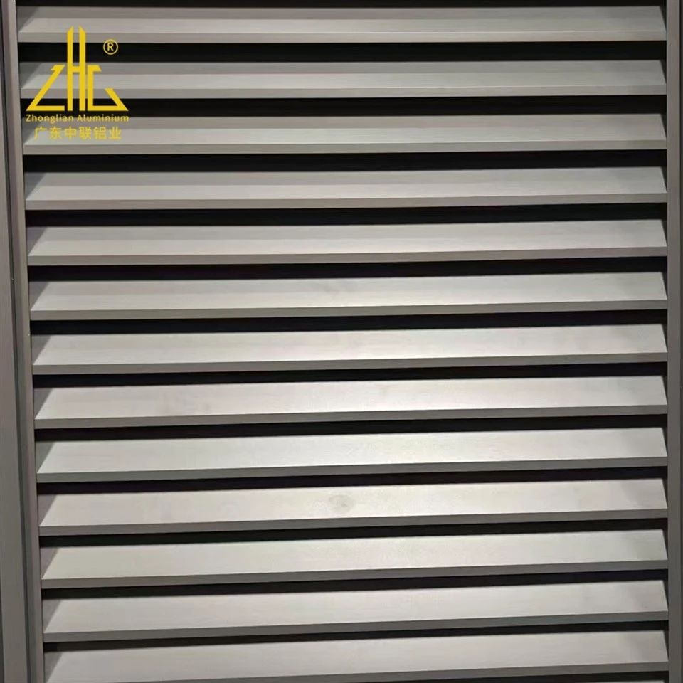 Customized Motorized Aluminum Aerofoil Louvers high quality