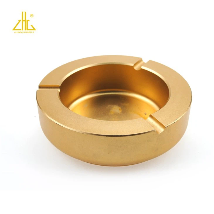 Aluminijumska eloksirana zlatna pepeljara